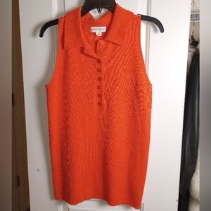 Ava & Viv Orange Sleeveless Top